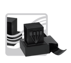 Tefillin made of thin animal skin “Noi” – black strips on both sides
