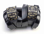 Tefillin made of thin animal skin “Noi” – black strips on both sides