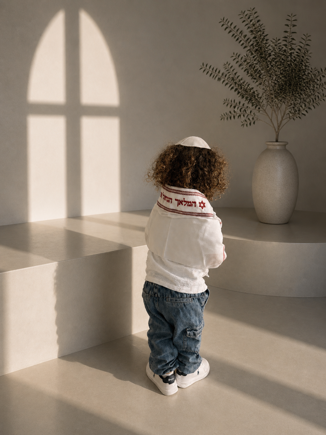 טלית חאלקה - בורדו