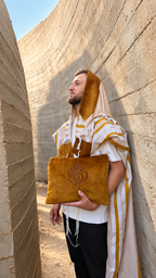 טלית צמר פרימיום דגם אורי הוד-"האש שלי"