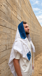 Tallit Beit Yosef – Light Luxury (100% wool) – Elegant