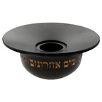 כלי מים אחרונים מבטון פולימר מהודר שחור זהב