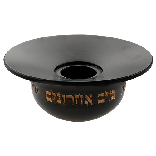 כלי מים אחרונים מבטון פולימר מהודר שחור זהב