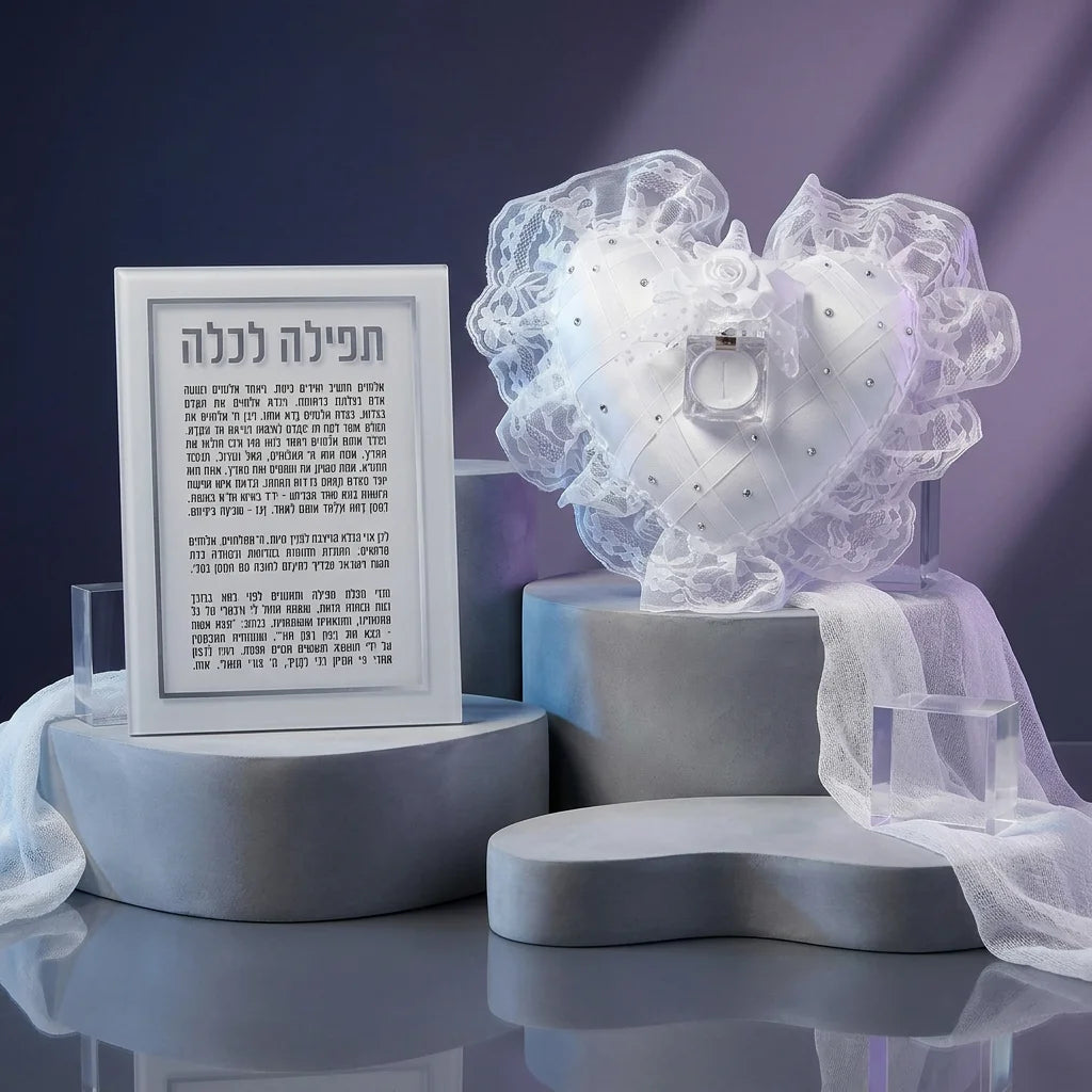 תפילה כלה וכרית טבעות מהודרת