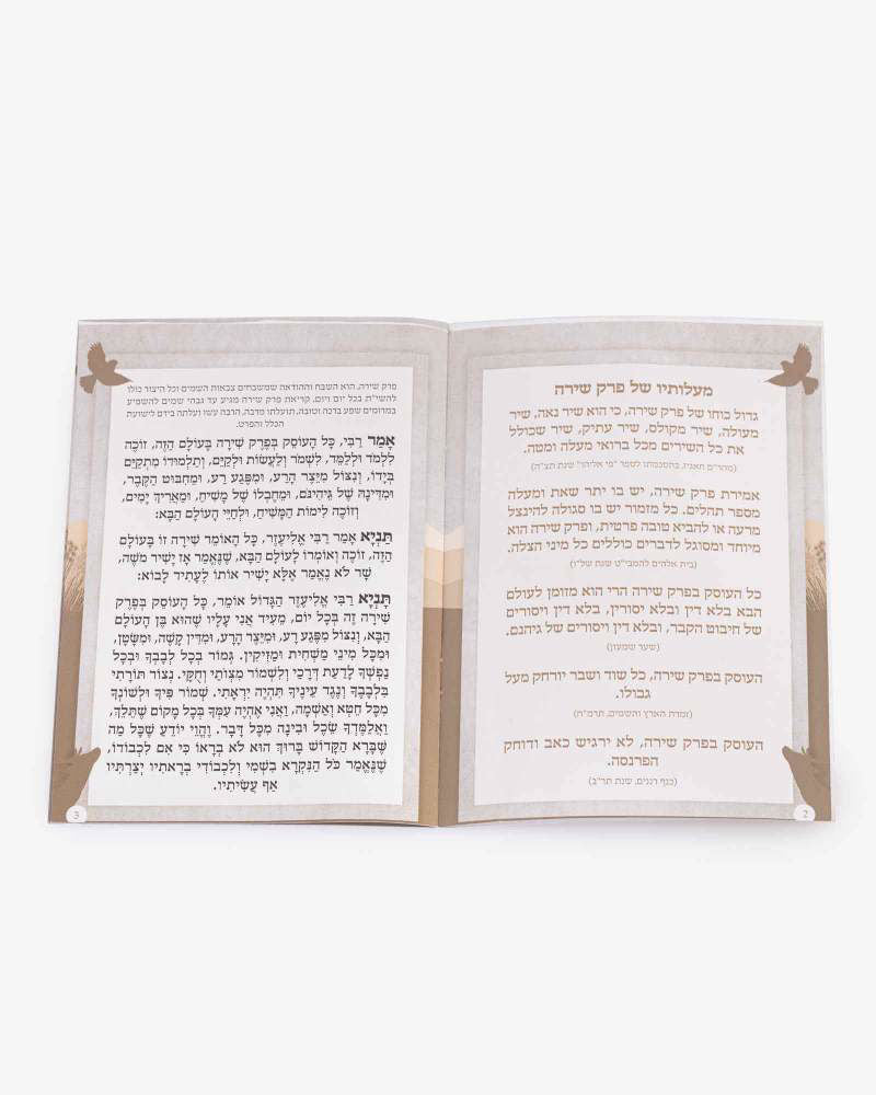 ברכון פרק שירה ספרון