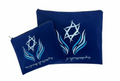 סט טלית תפילין מגן דוד כחול
