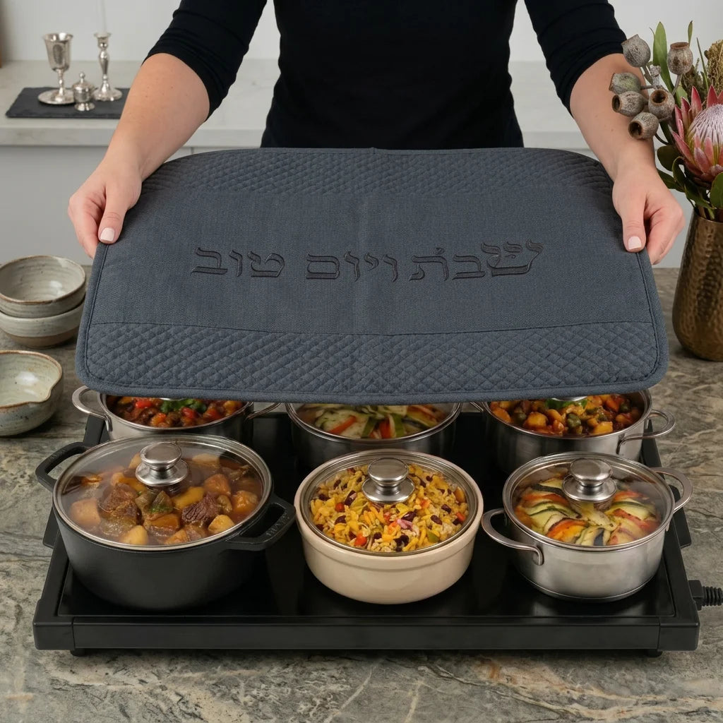 כיסוי פלטה מהודר דמוי עור