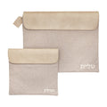 Linen and leatherette tallit bags "Yibraech" 