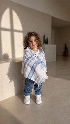 טלית חאלקה - תכלת