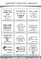 כיפות פשתן לאירועים- גינס 18 ס"מ