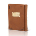 Silk model siddur with a plaque