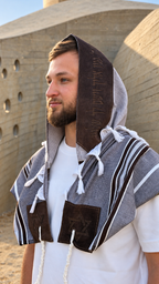 Tallit Beit Yosef – Light Luxury (100% wool) – Elegant