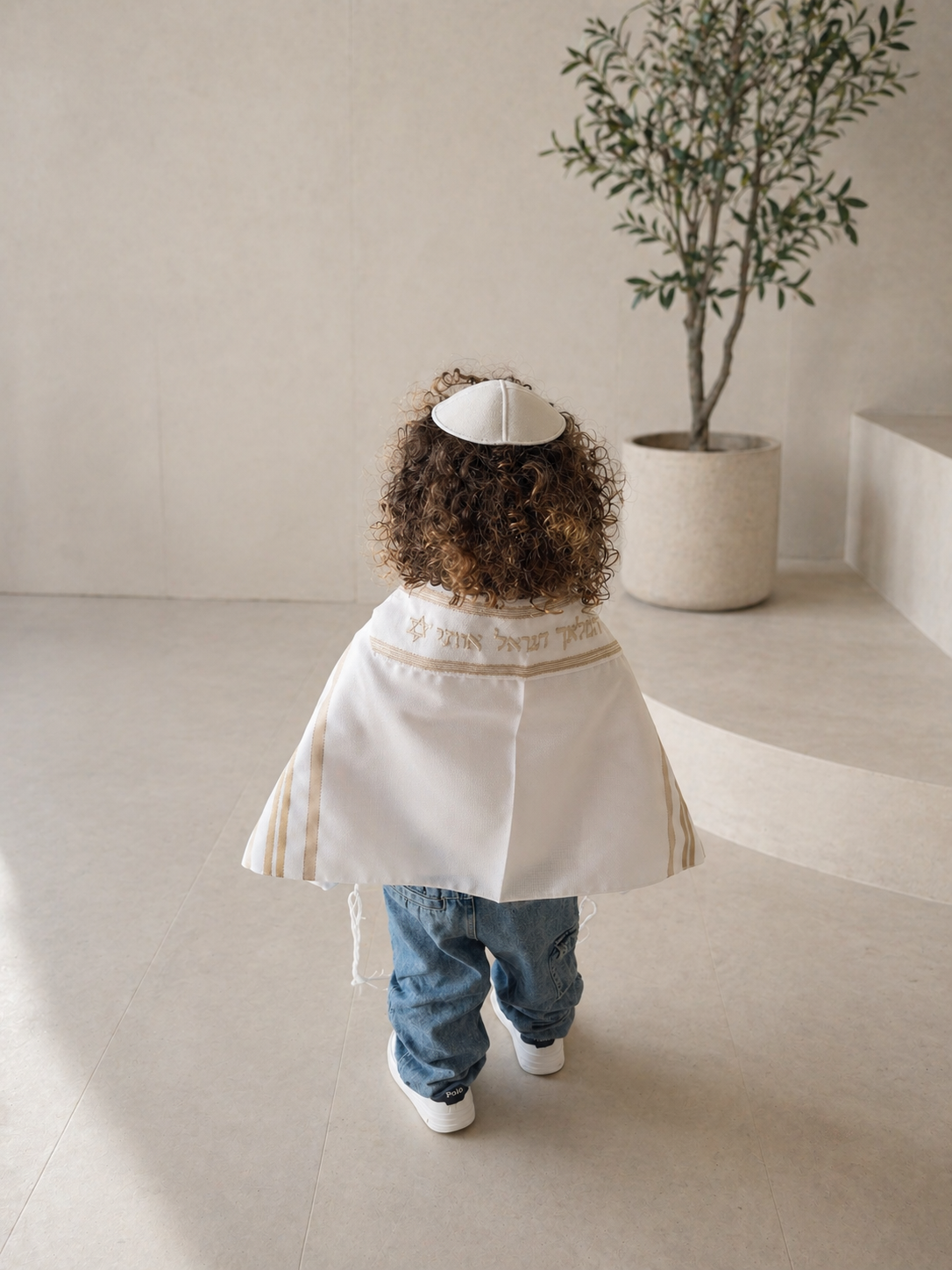 טלית חאלקה - בז בהיר