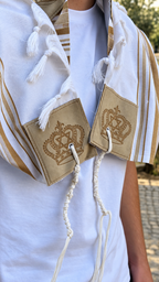 טלית צמר פרימיום גוונים הוד -ה' יתברך