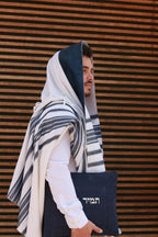 טלית צמר פרימיום דגם חושן הוד