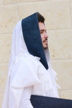 טלית פרימיום שחרית הוד - תהילים כחול