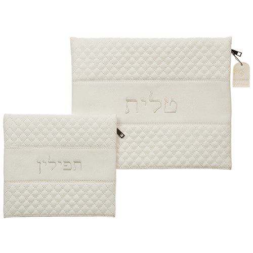סט חתנים - לבן כסף