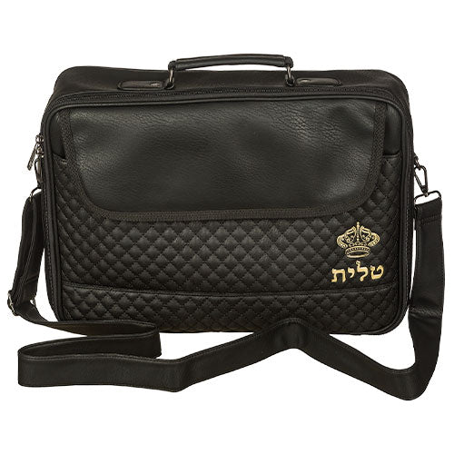תיק מזוודה מפואר לטלית תפילין דגם כתר זהב