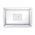מגש זכוכית מהודר עם מראה ונצנצים