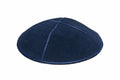 Leather kippah - blue