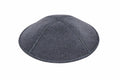 Leather Kippah - Gray