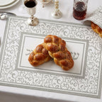 מגש זכוכית מהודר עם מראה ונצנצים