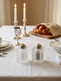 Elegant crystal Kiddush cup “frosted glass”