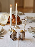 Elegant crystal Kiddush cup “frosted glass”