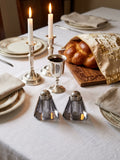 Elegant crystal Kiddush cup “frosted glass”